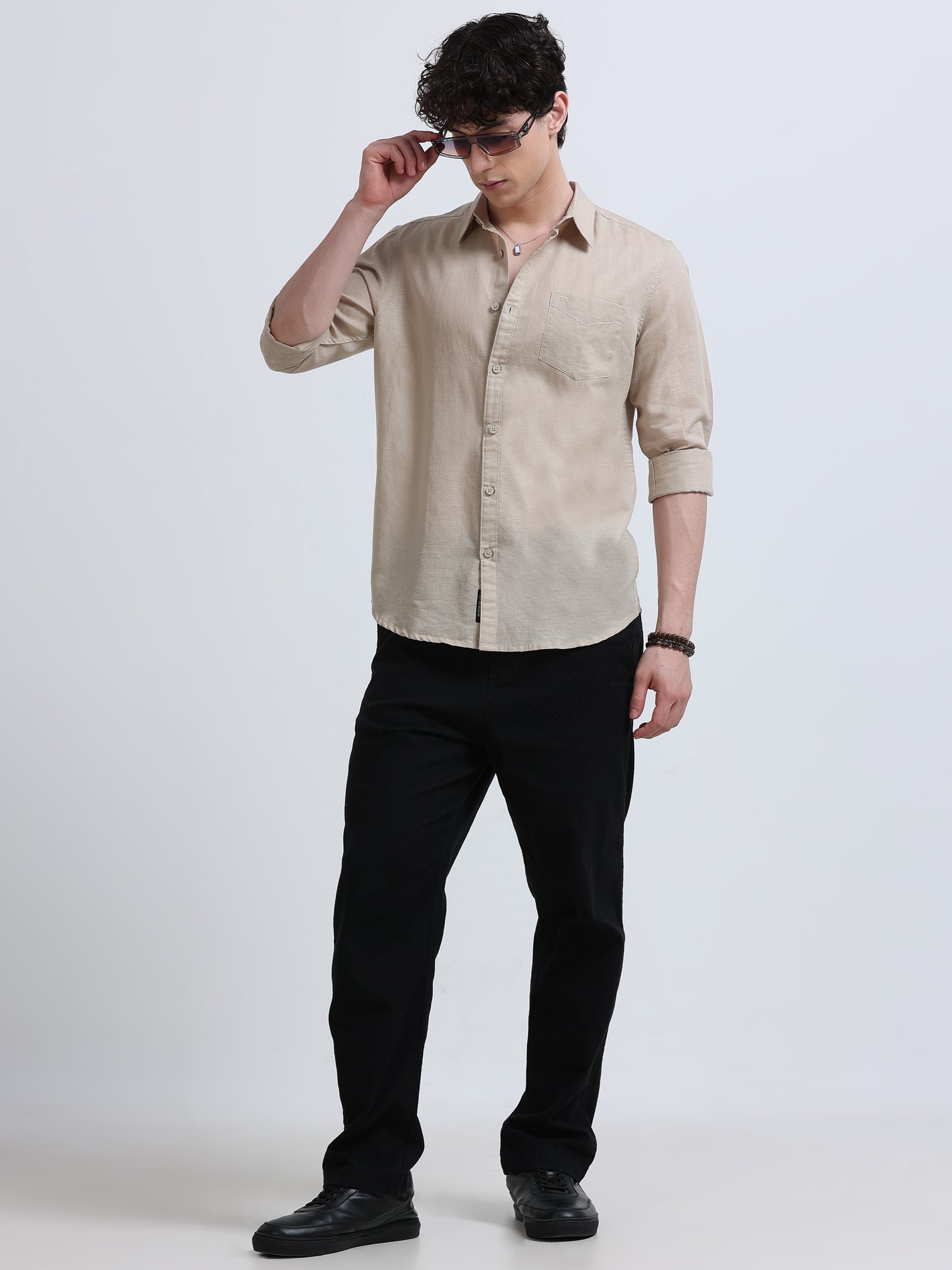 Beige Shirt