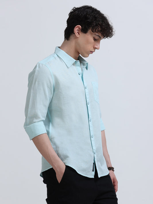 Formal Powder Blue Shirt