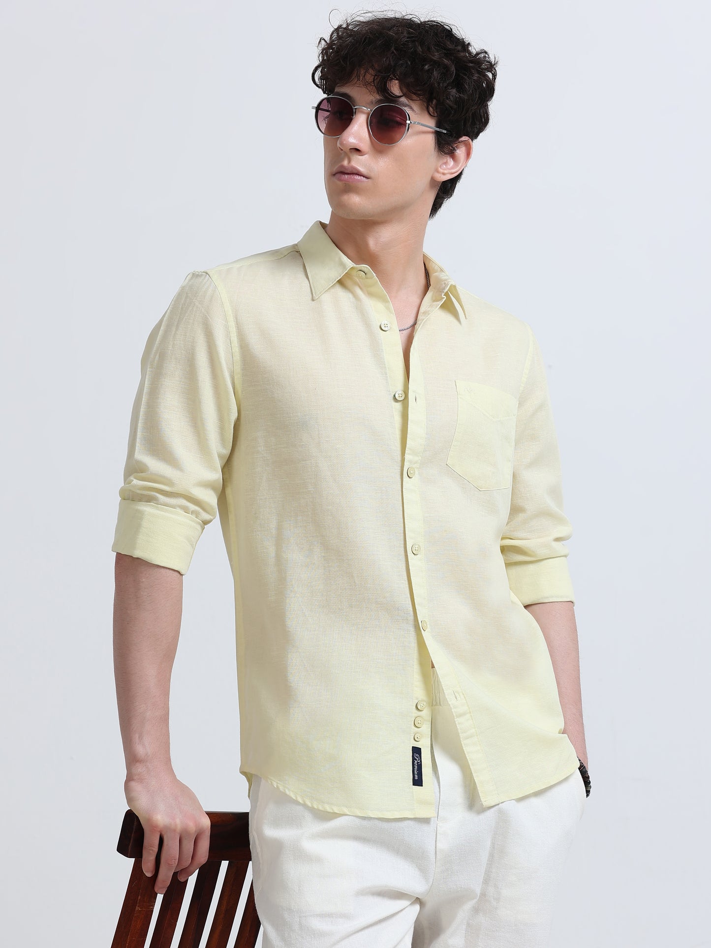 yellow shirt