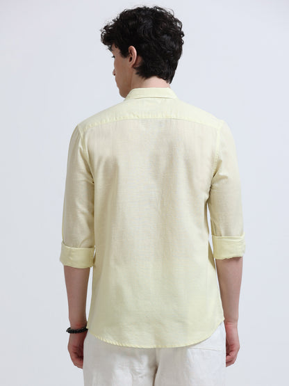 yellow shirt
