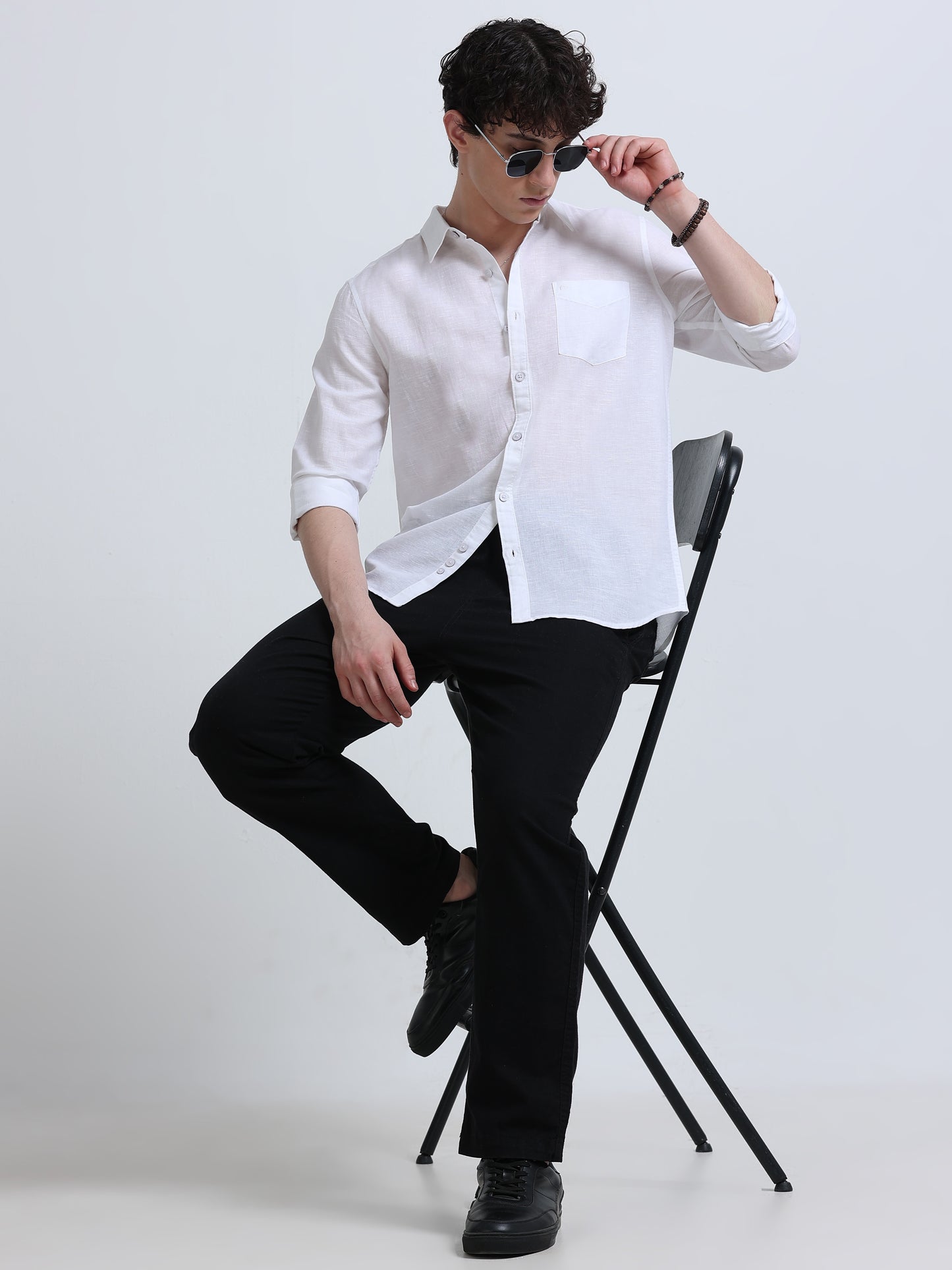 white shirt