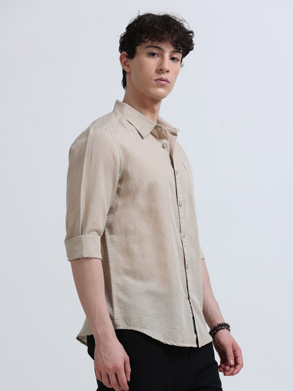 Beige Shirt