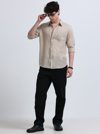 Beige Shirt
