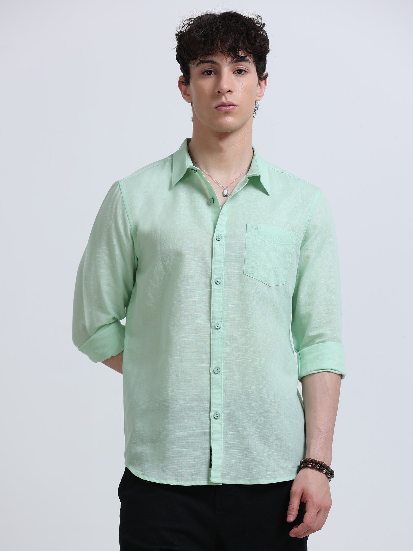 green shirt