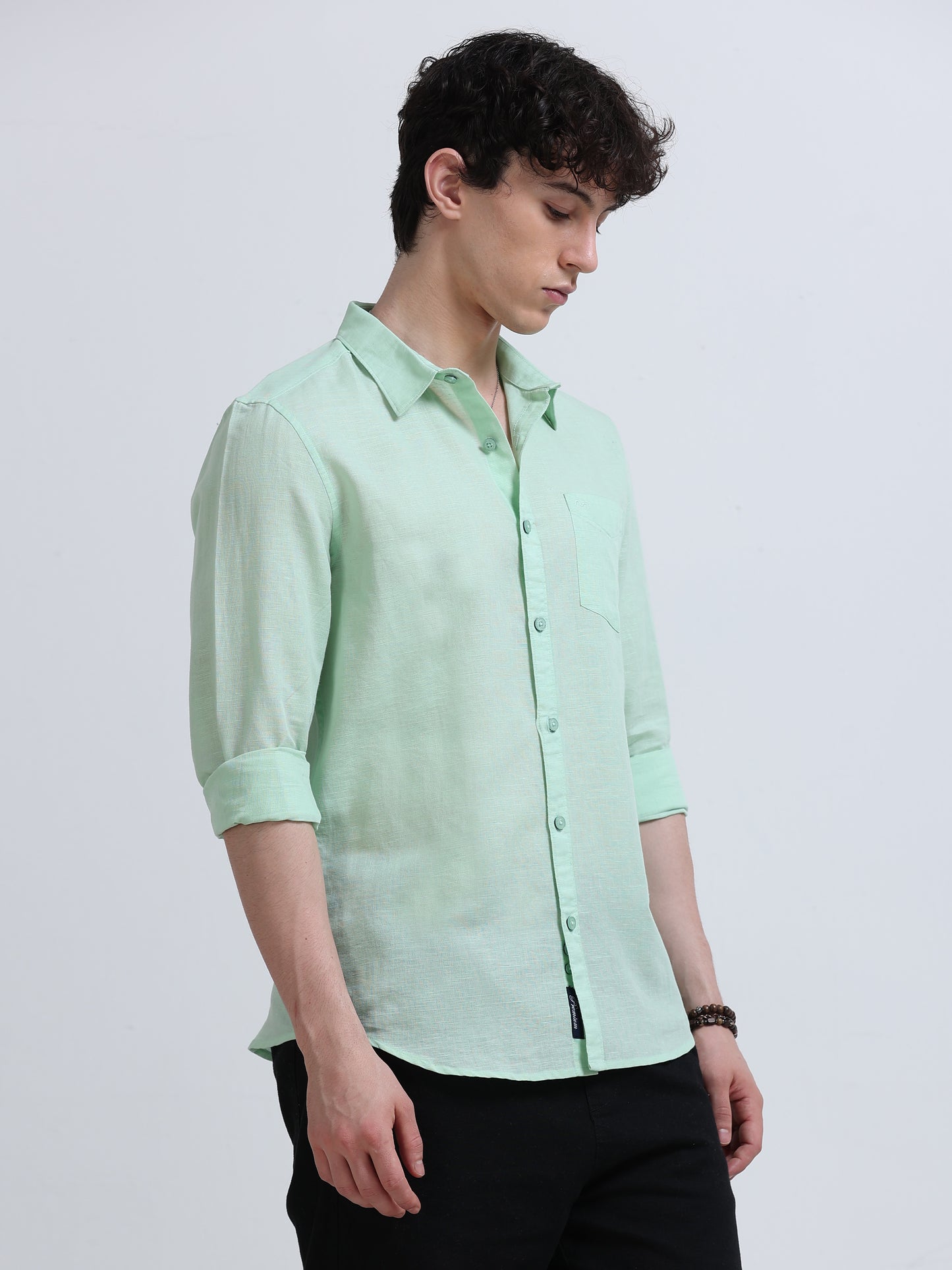 green shirt