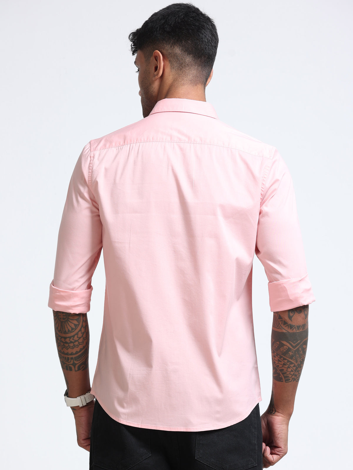 Blushpink Popline Streach Shirt