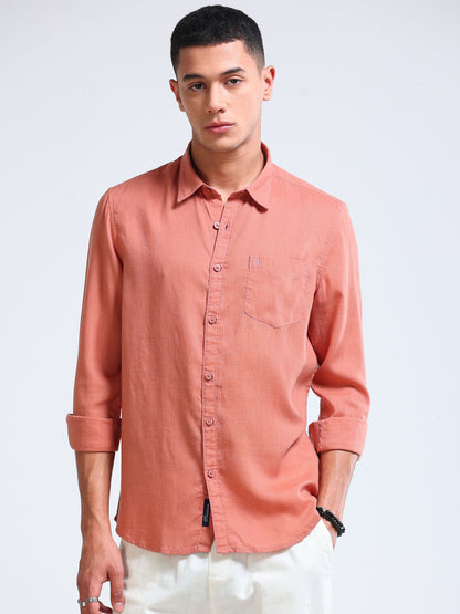 Premium Lyocell Crimson Shirt