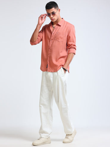 Premium Lyocell Crimson Shirt
