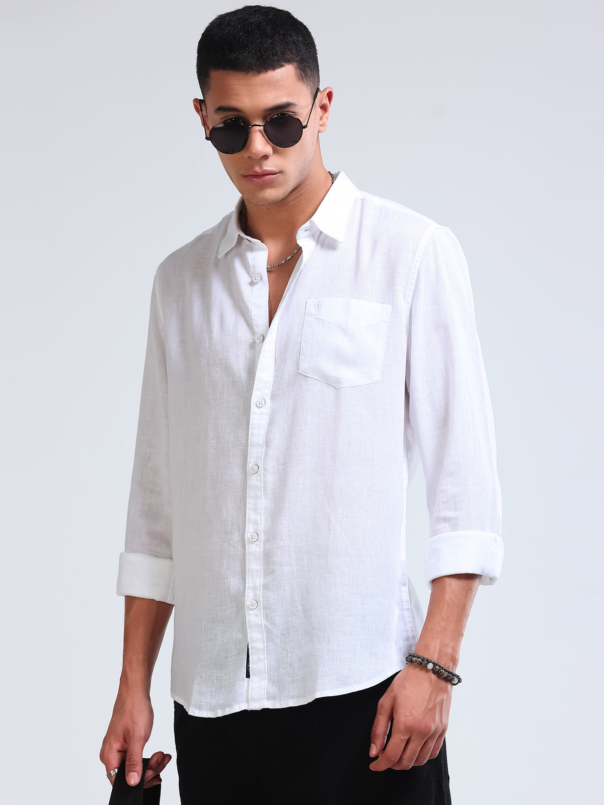 Premium Lyocell White Shirt