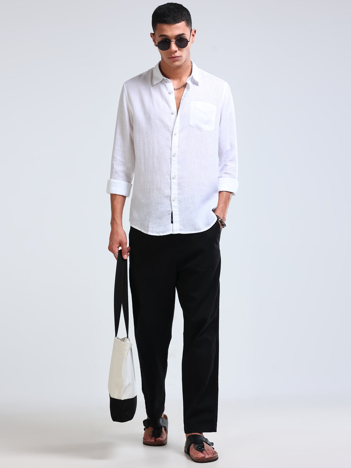 Premium Lyocell White Shirt