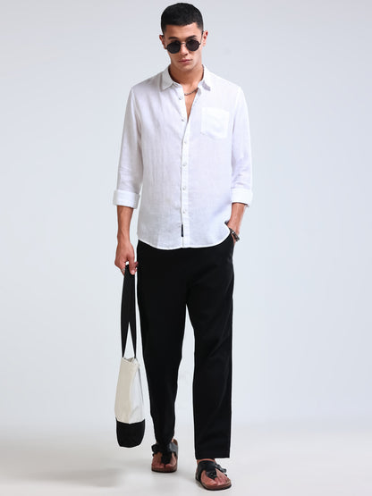 Premium Lyocell White Shirt
