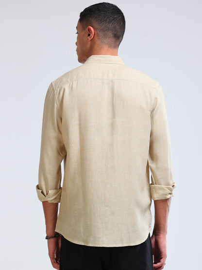 Premium Lyocell Beige Shirt